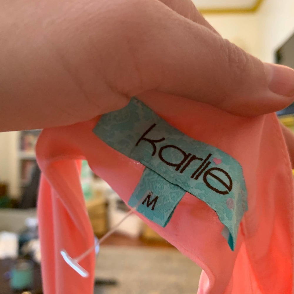 Karlie Light Pink Cutout Layered Choker Tank Top NWT - Picture 8 of 9